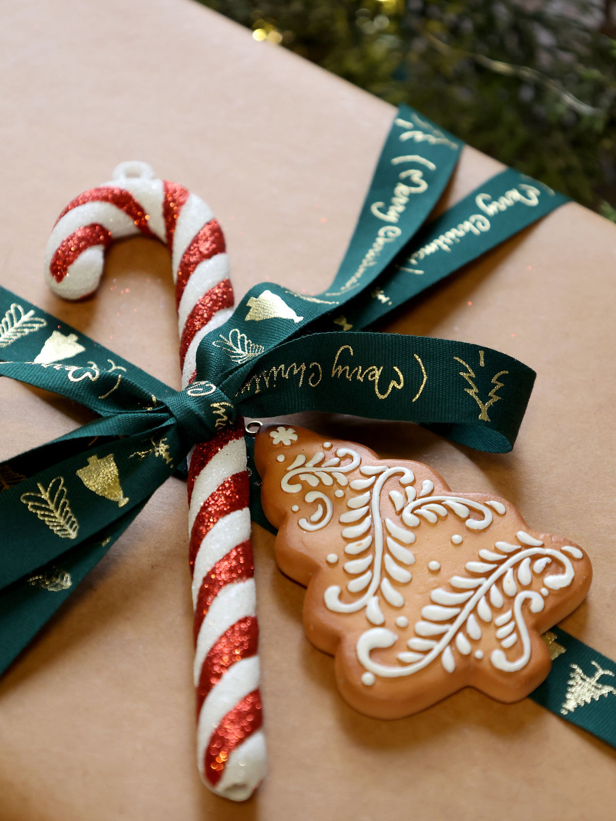 Julekule Candy Cane
