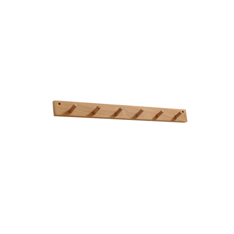 Knaggrekke m/6 kroker Teak