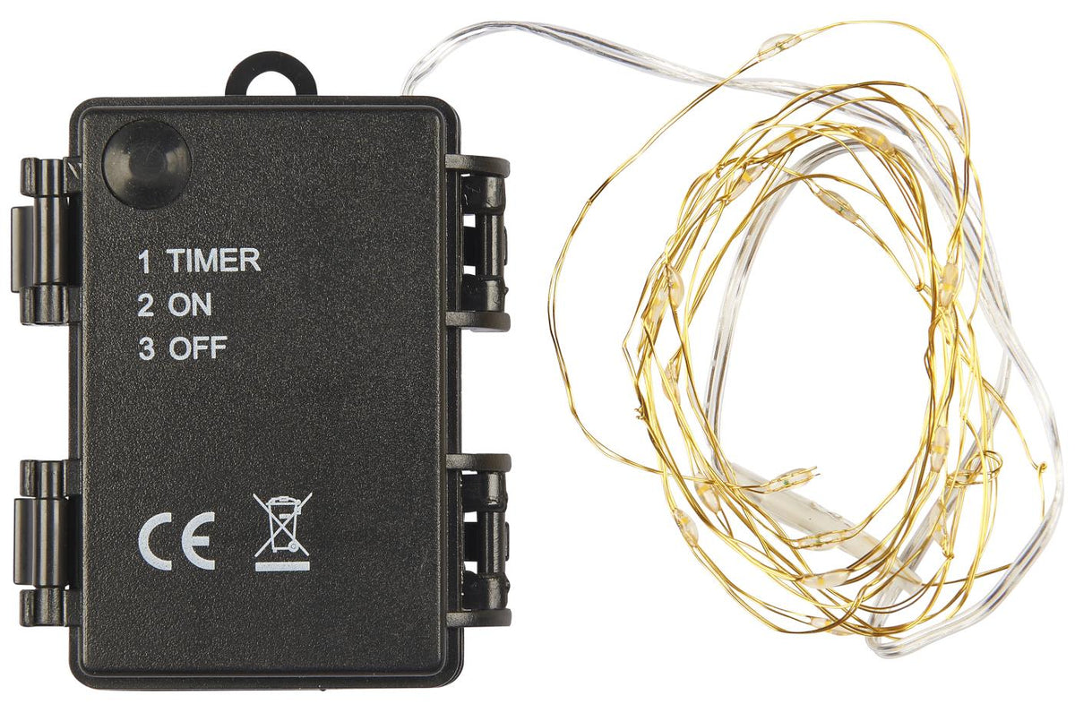 Lyslenke m/20 LED-lys