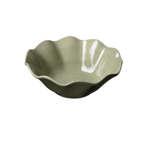 Skål Wave 26cm Sage
