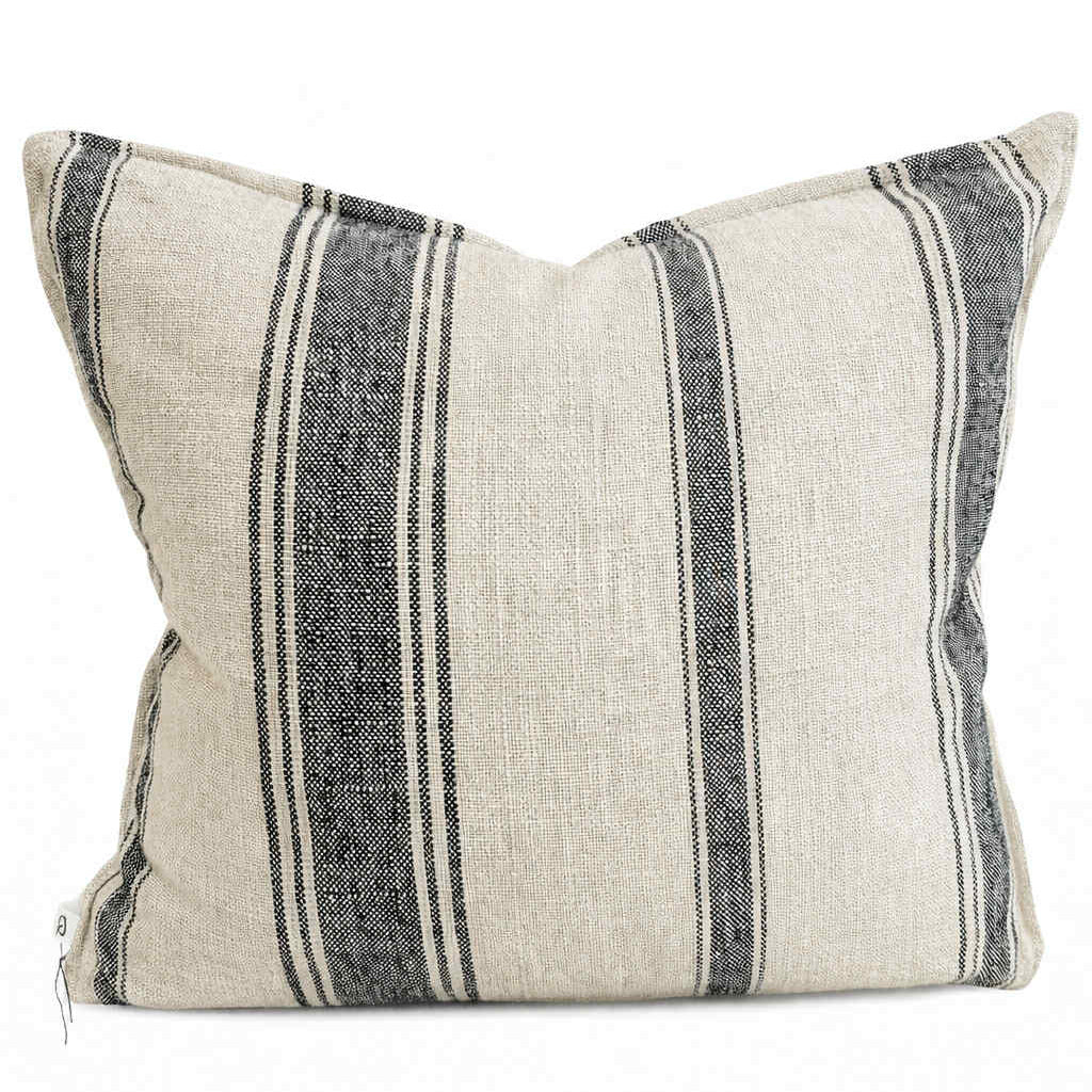 Putetrekk Striper Beige/Sort