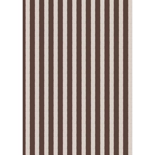 Gavepapir Striper Brun 5m