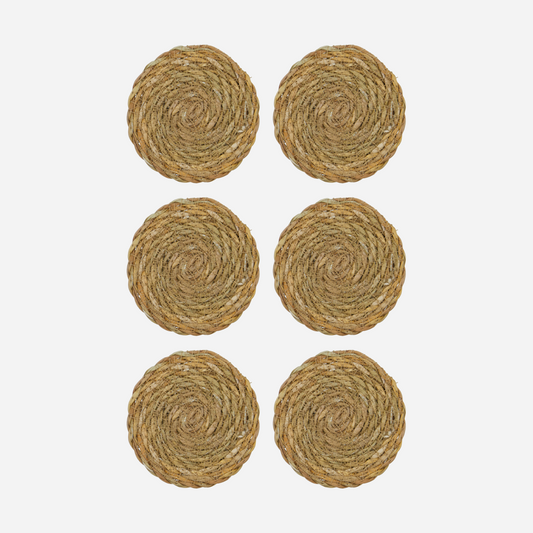 Coasters Jute 6pk