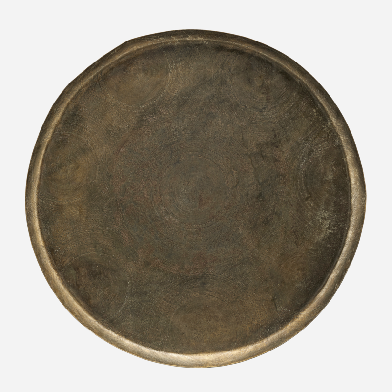 Lysfat Antikk Messingfinish 80cm