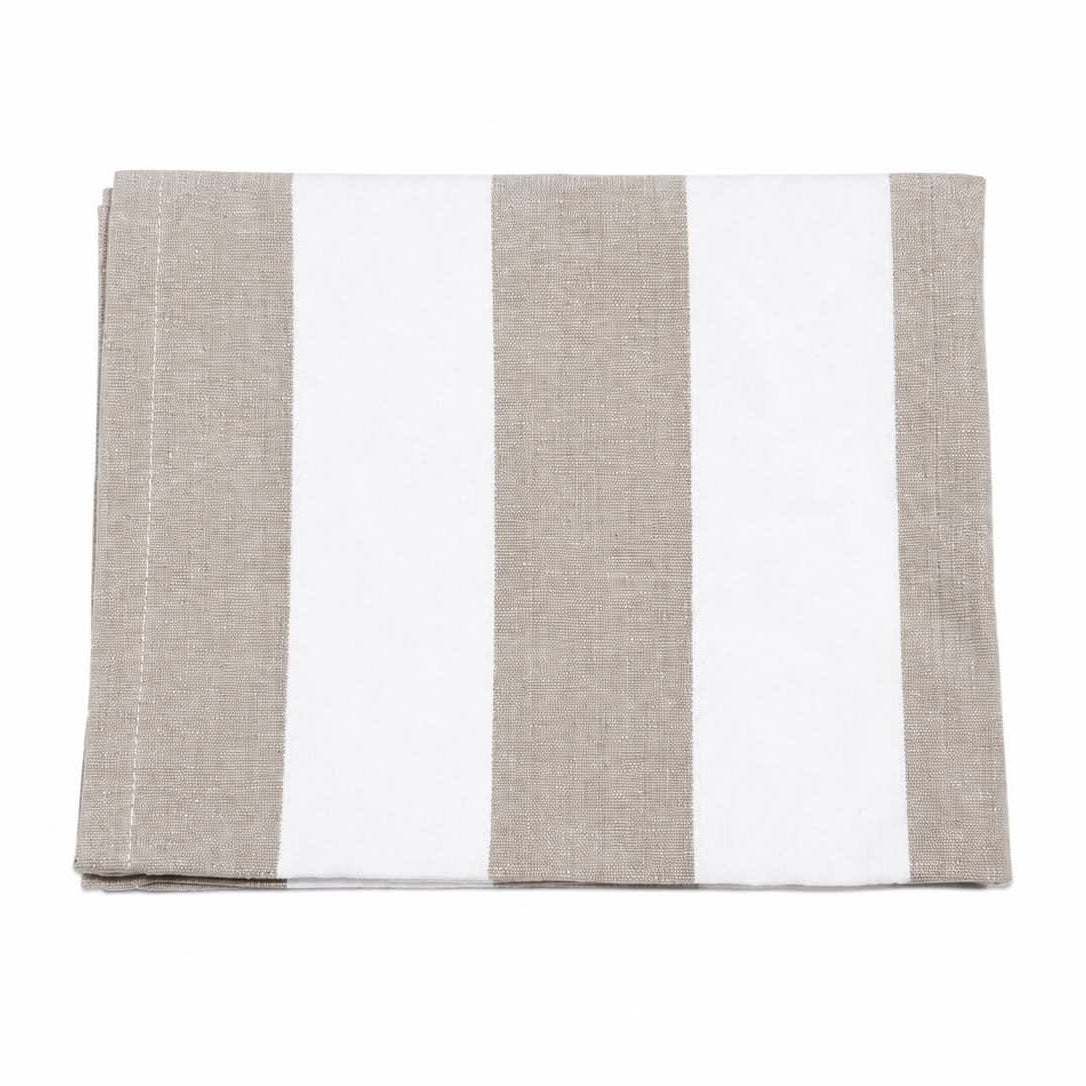 Kjøkkenhåndkle Striper 5cm Beige