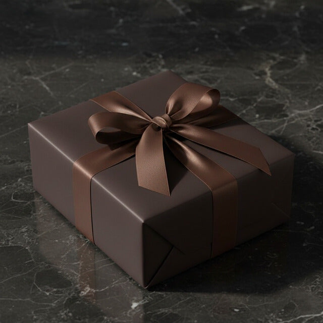 Silkebånd 40mm 25m Mørk Brun