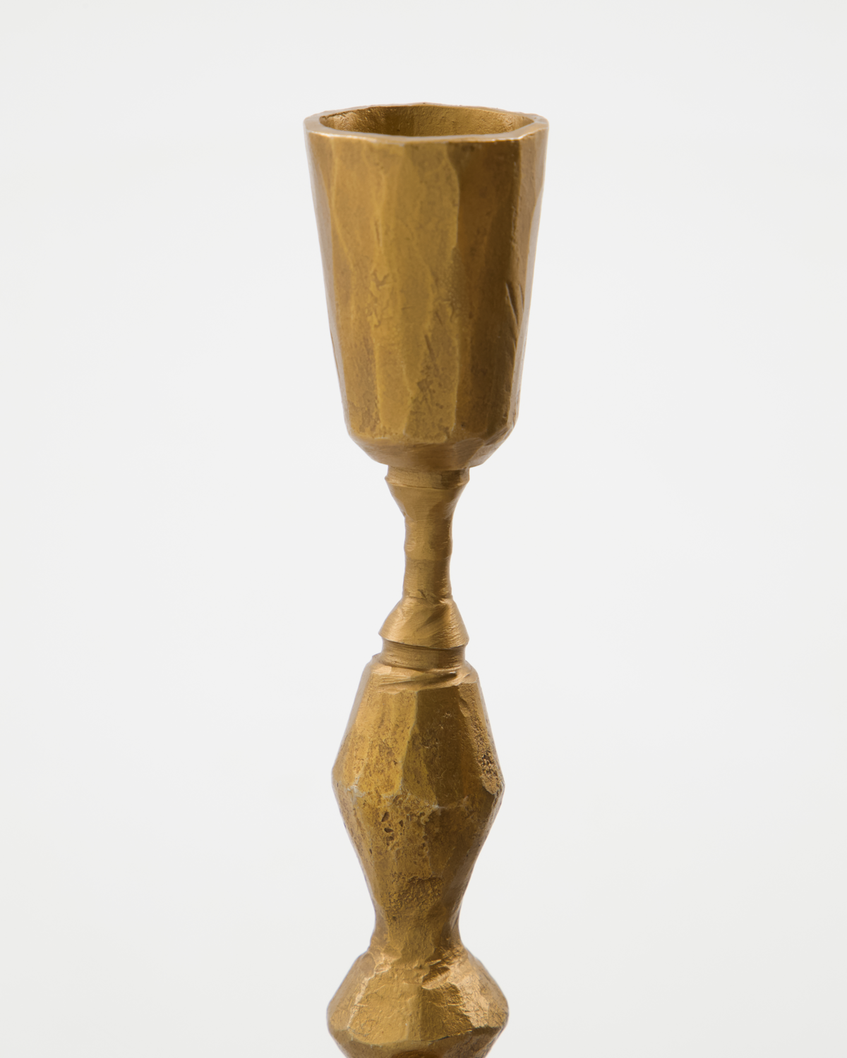 Lysestake Antikk Gull