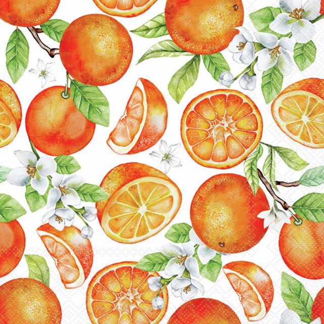 Serviett Appelsiner