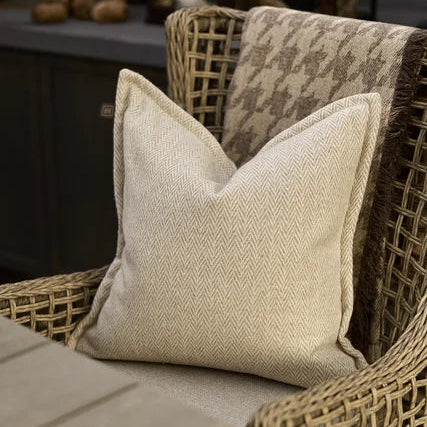 Putetrekk Asima Herringbone Beige