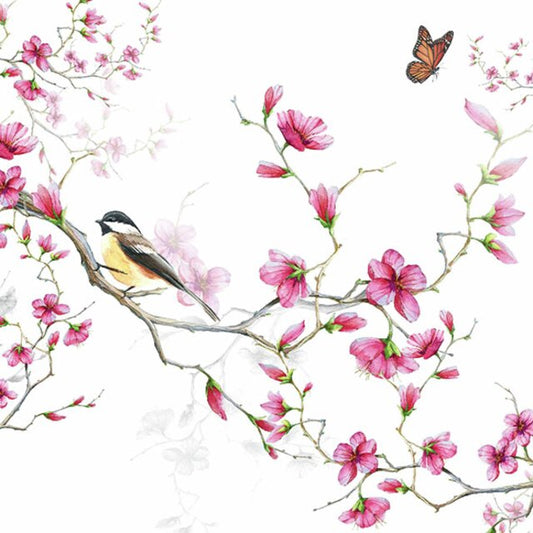 Serviett Blomstring