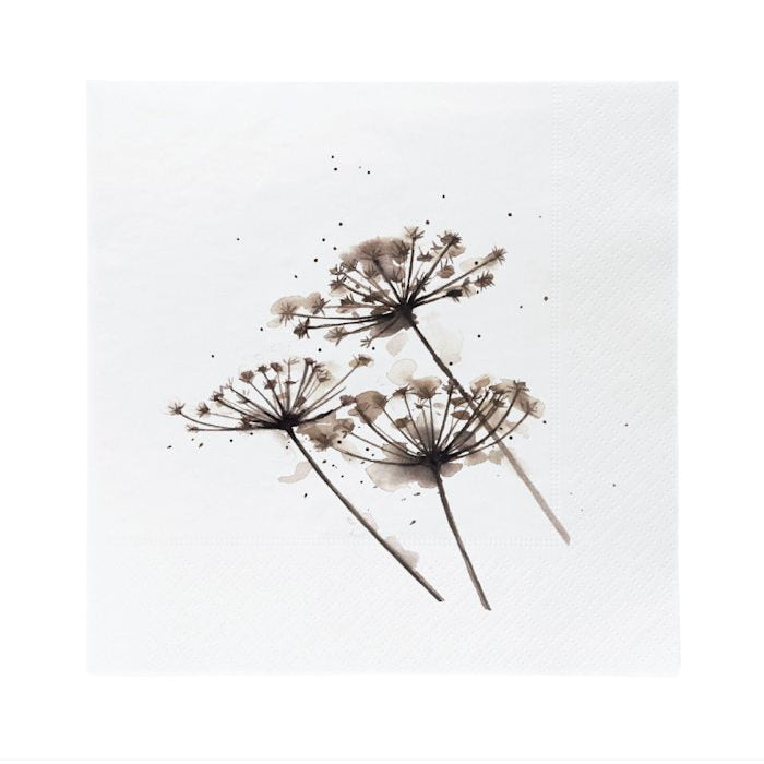 Serviett Blomst Kvan