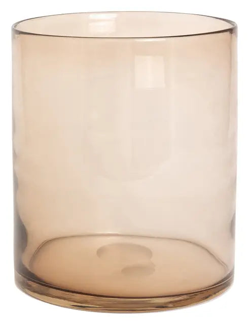 Glassvase Brun