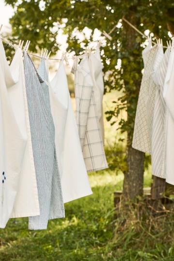 Kjøkkenhåndkle Charlie Blå Striper