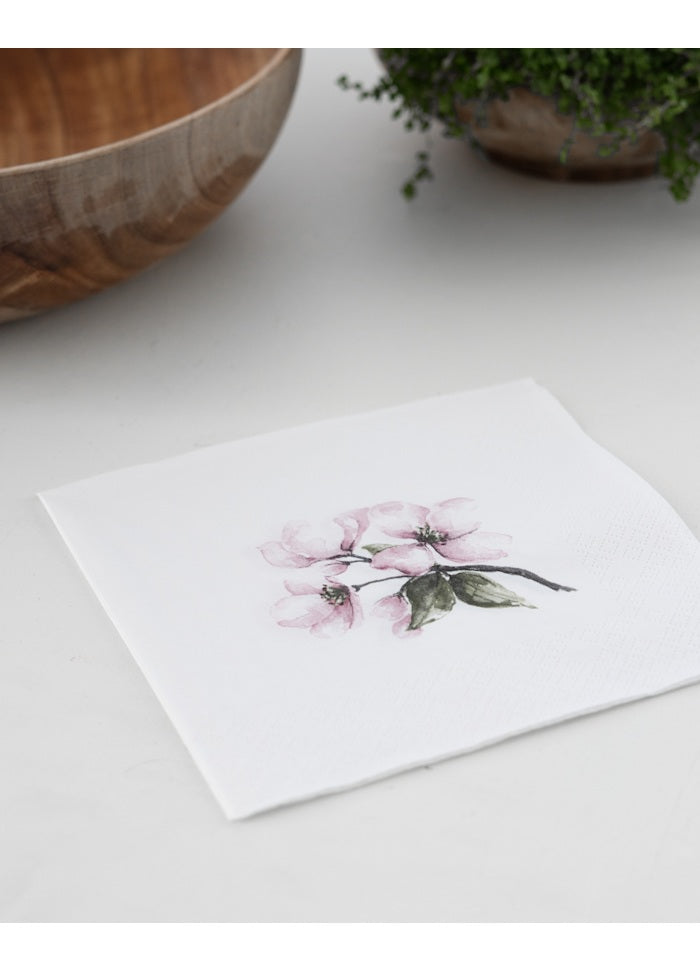 Serviett Epleblomst