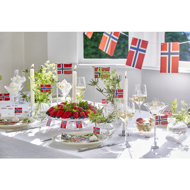 Girlander Norge m/7 flagg