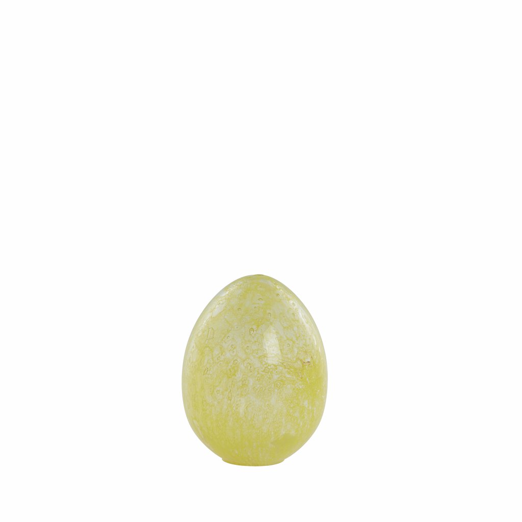 Dekorasjonsegg Glass Gul