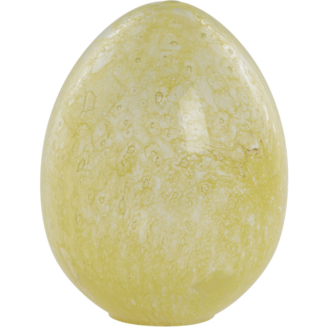 Dekorasjonsegg Glass Gul