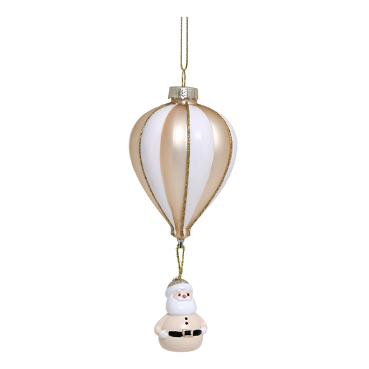 Julekule Luftballong Beige