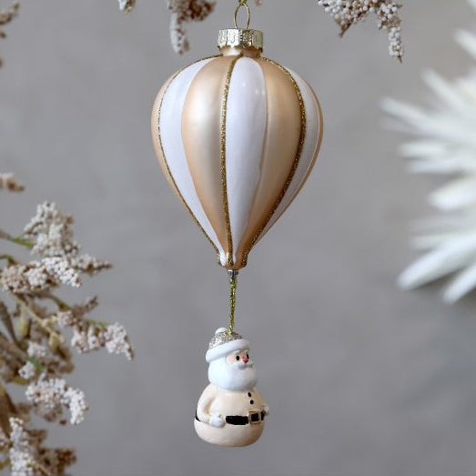 Julekule Luftballong Beige