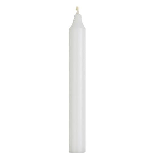 Kronelys Hvit 18cm