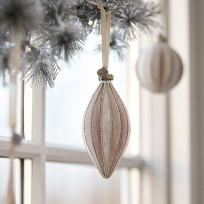 Julekule Nomilia ornament Off Wh./Rose/D.Red