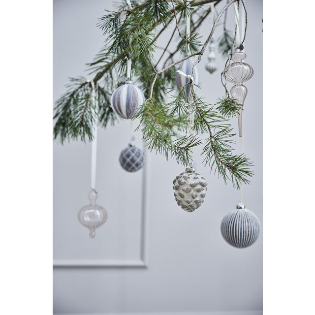 Julekule Kongle Glass Off White