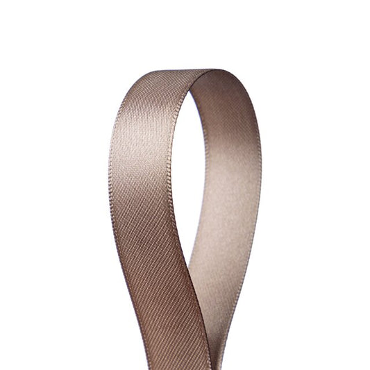 Silkebånd 15mm 50m Gråbeige