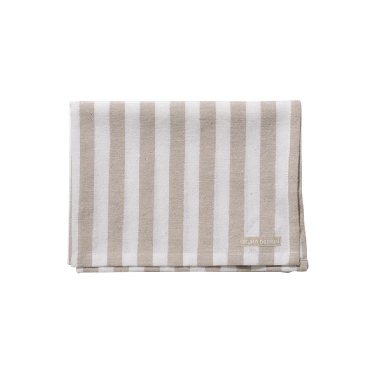 Kjøkkenhåndkle Striper 15mm Beige