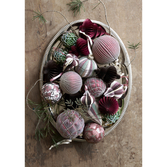 Julekule Nomilia Ornament P. Rose/Green