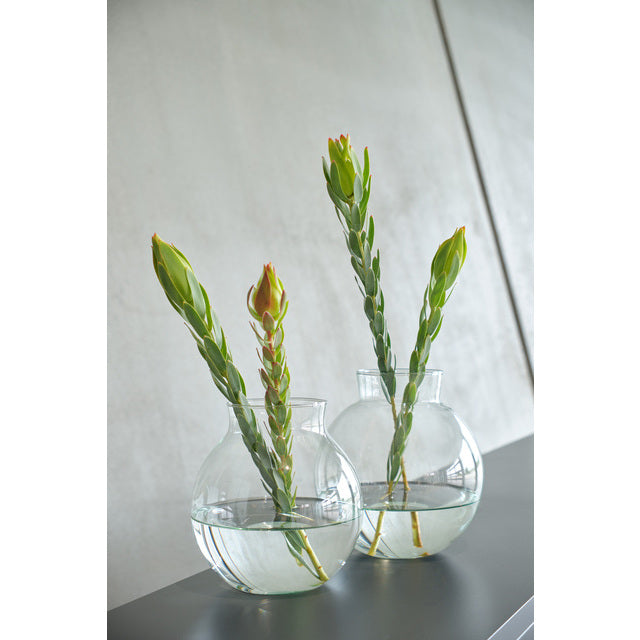 Glassvase Rund
