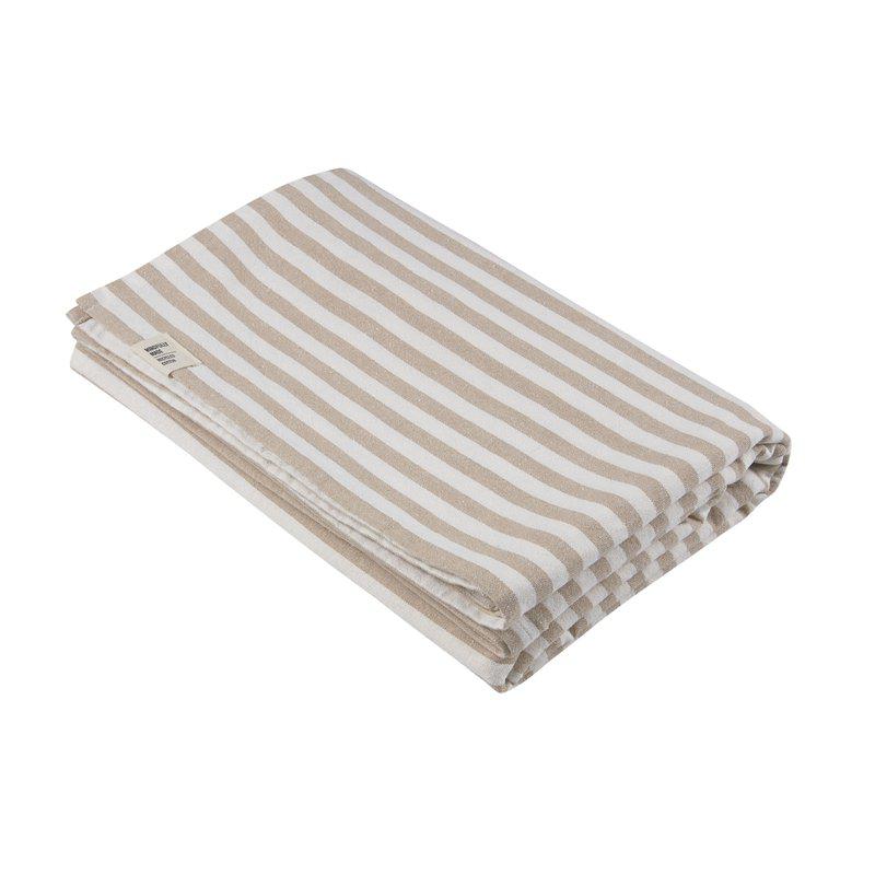 Tekstilvoksduk Svea Beige Striper