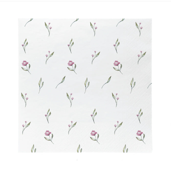 Serviett Sommerblomst