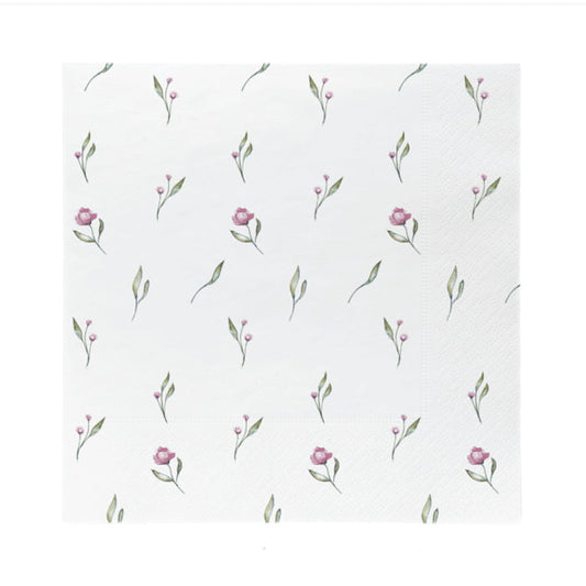 Serviett Sommerblomst