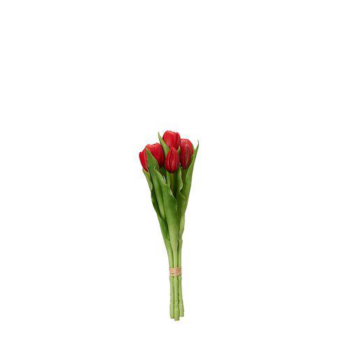 Tulipaner 7stk 31cm Rød